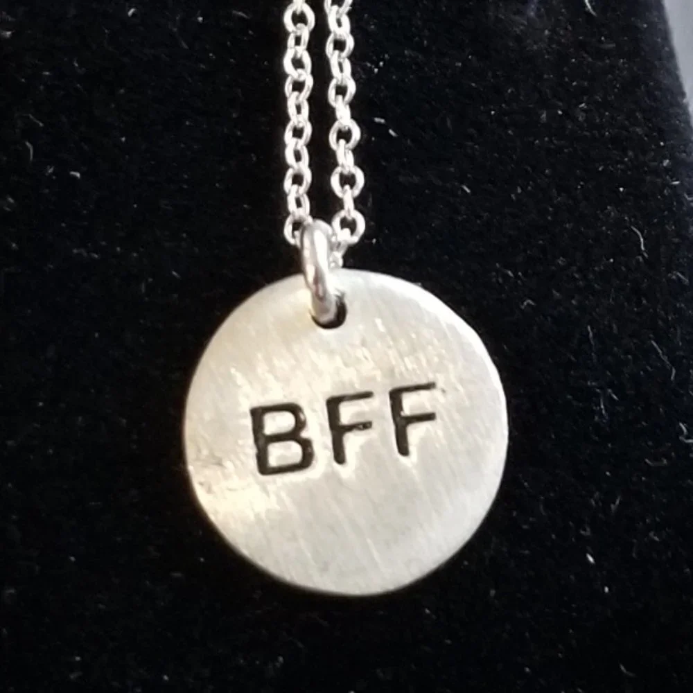 NEW--Sterling Silver BFF Necklace